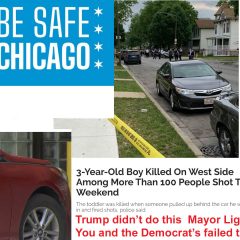 Challenge to Democrat Mayors of Chicago, NYC Baltimore and LA… Walk the streets by yourself, unarmed as atonement for YOUR FAILURE to protect these innocents.