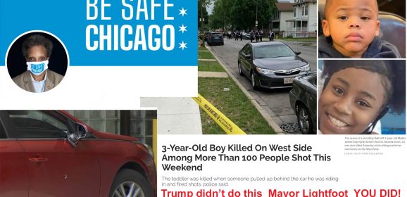 Challenge to Democrat Mayors of Chicago, NYC Baltimore and LA… Walk the streets by yourself, unarmed as atonement for YOUR FAILURE to protect these innocents.